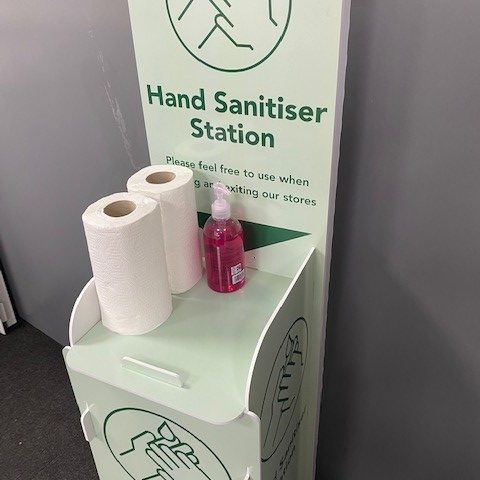 sanitiser station