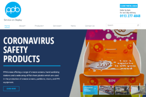 Website front page